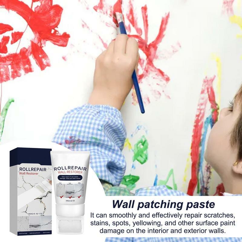 Herramienta de rodillo de pasta para reparación de pared, cepillo de rodillo de pasta de reparación de pared DIY, reparación de belleza de pared, herramientas de pintura para el hogar de Graffiti