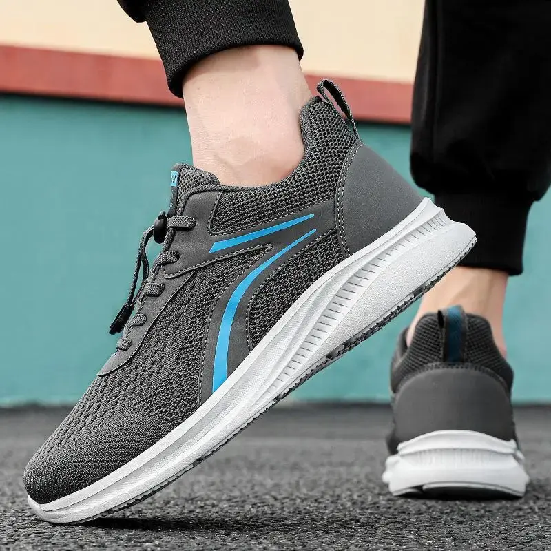 Men's Breathable Shoes Summer Ultra-Light Running Shoes Tenis Men's Soft Sole Sneakers