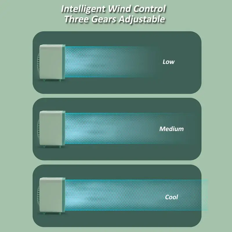 Mini Condicionador de Ar Portátil USB, Umidificador de Mesa com Tanque De Água, Ventilador Doméstico, 3 Velocidades, 5V