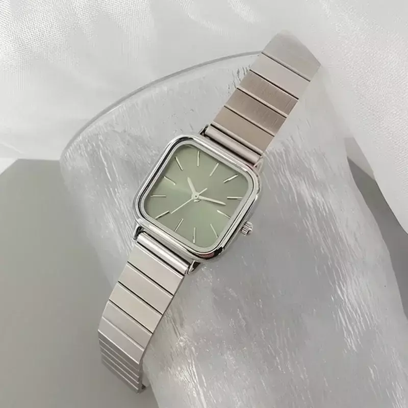 Mode einfache Frauen Uhr vielseitig ins Uhr Studentin Bambus Knoten Stahlband Quarzuhr Luxus Geschenk Uhr Armbanduhren