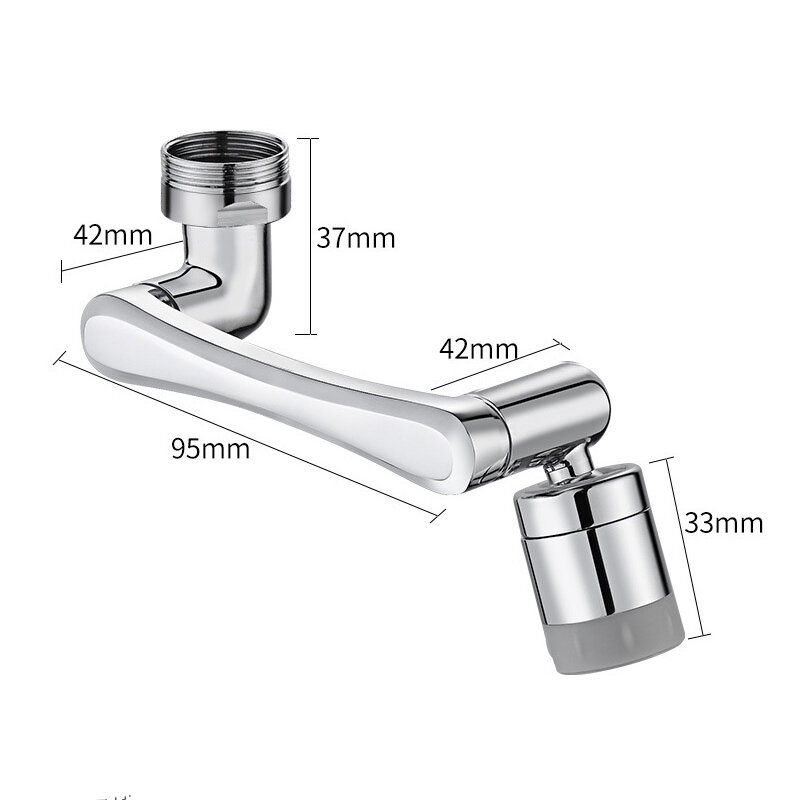 1080 ° Swivel Faucet Aerator Mixer Tap Extender Adapter Attachment Water Nozzle Adjustable Kitchen Sink For Home Accessories