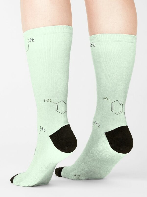 ถุงเท้ารัดกล้ามเนื้อเซโรโทนินสำหรับผู้หญิงถุงเท้าโครงสร้างทางเคมีของเซโรโทนิน