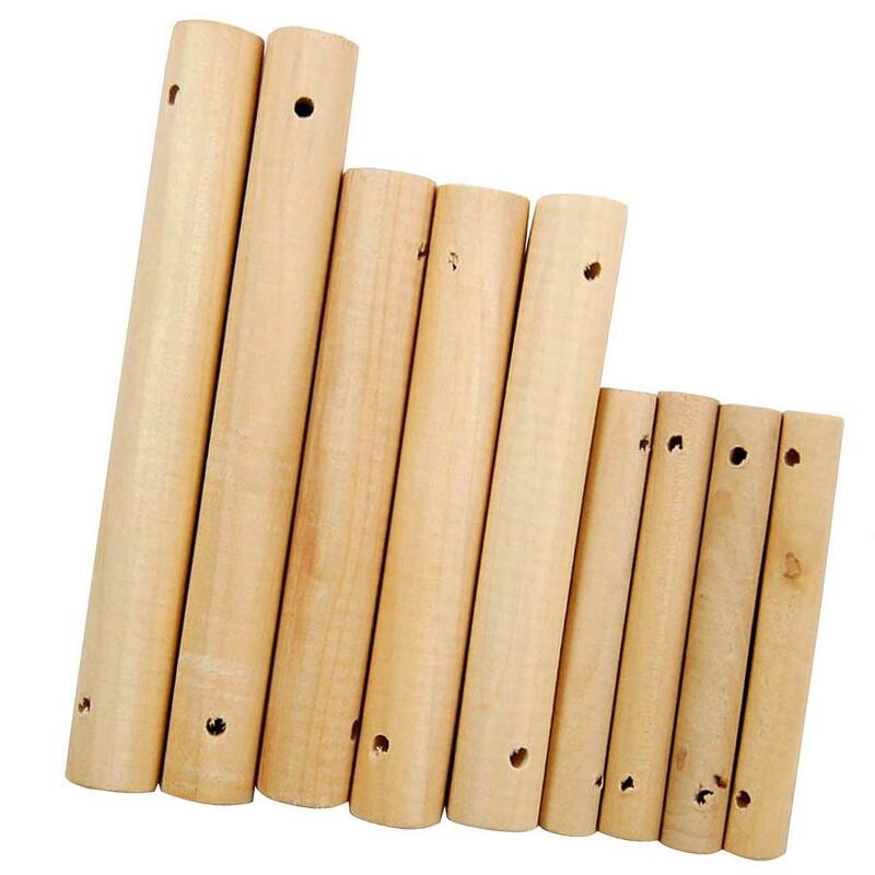 Round Wooden Dowel Rods -Unfinished Hardwood Sticks Crafts and DIY'ers-Craft Bag of 20
