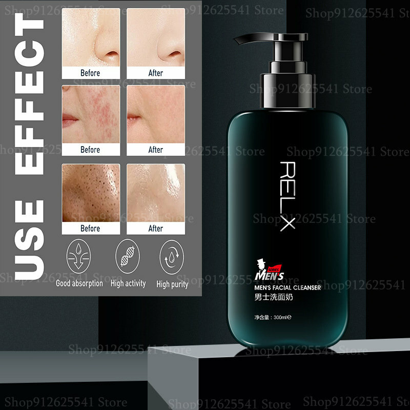 Aminokwasowy płyn do demakijażu do usuwania zaskórników do mycia dla mężczyzn Anti Acne Oil Control nawilżający głębokie oczyszczanie pielęgnacja skóry