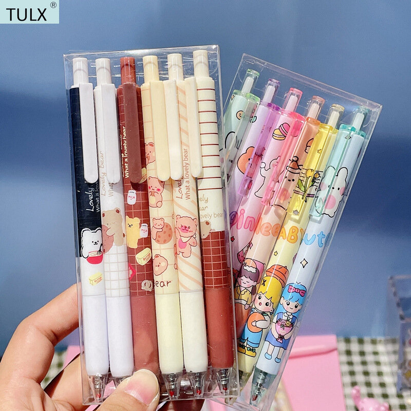 TULX-bolígrafos bonitos de regreso a la escuela, suministros de papelería para la escuela, bonitos bolígrafos kawaii, suministros escolares, bolígrafos de gel