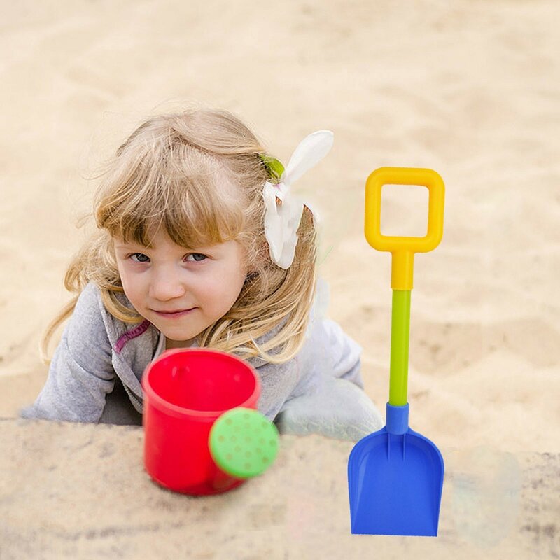Mainan pantai musim panas anak luar ruangan menggali pasir sekop bermain pasir alat bermain sekop salju anak laki-laki perempuan bermain rumah mainan 1 buah