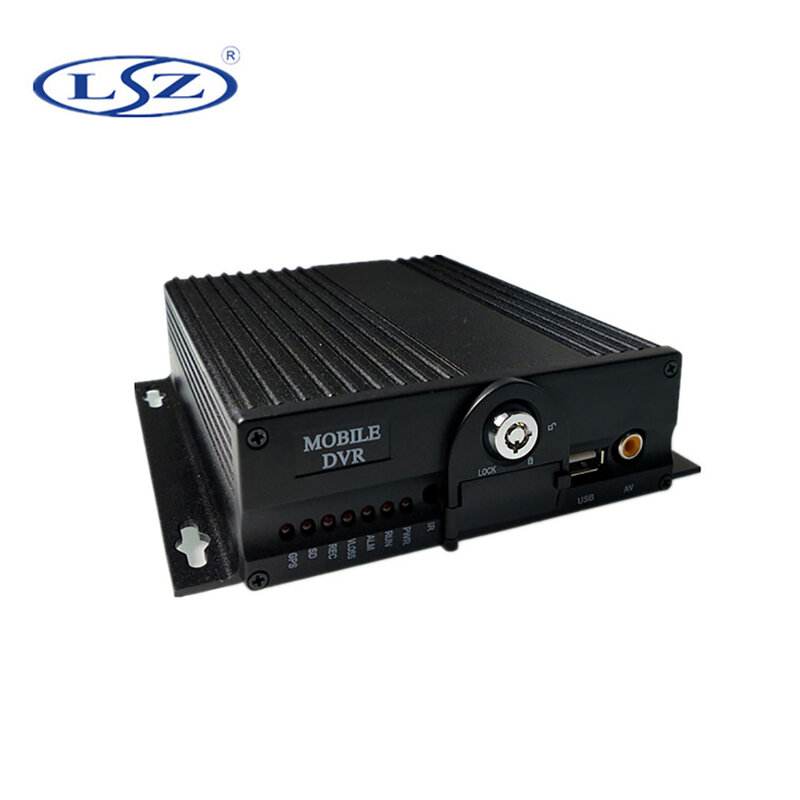Grabador de vídeo AHD para coche, tarjeta dual SD, 4 vías, monitoreo de coche, receptor, venta directa de fábrica