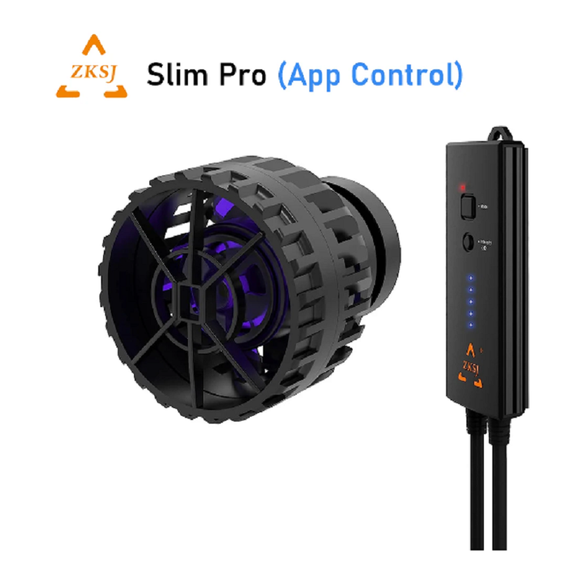Насос циркуляционный ZKSJ третьего поколения Slim Pro Mini для аквариума, с 3 режимами волн и 6 режимами волн, с Bluetooth, с приложением