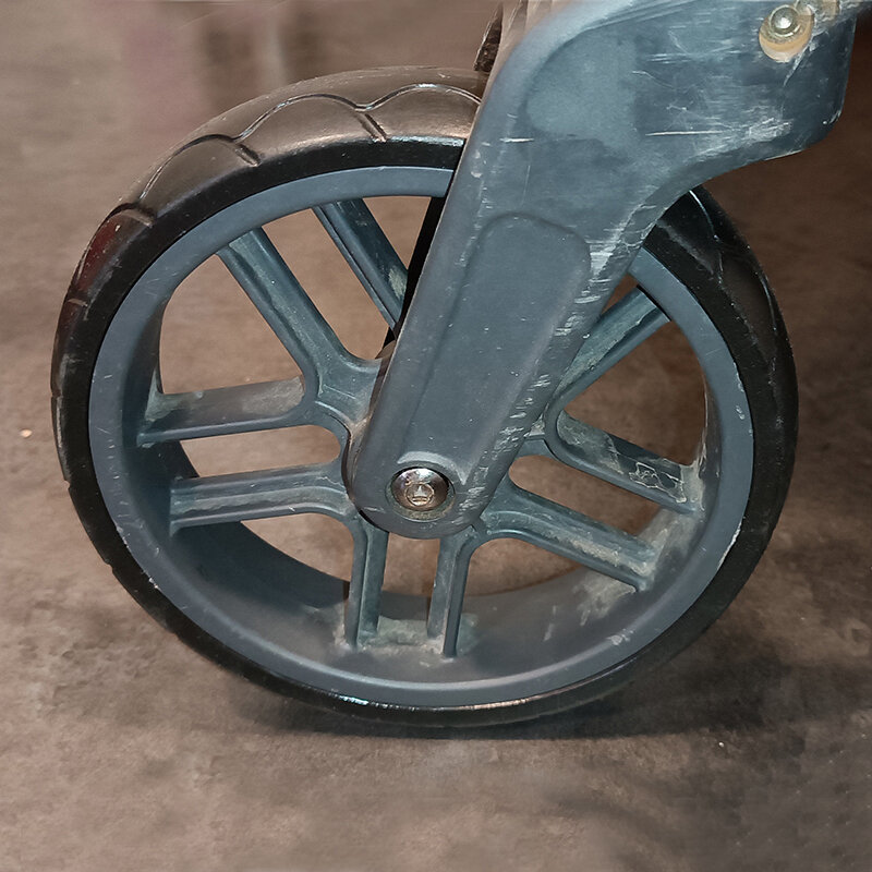 Neumático de cochecito para Uppababy Vista, rueda delantera de PU, cubierta exterior de neumático sin cámara, accesorios de repuesto para Buggy de bebé