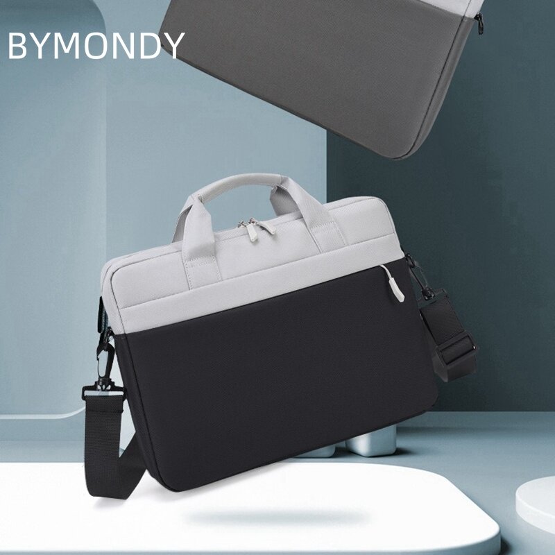 BYMONDY женский портфель, деловые дорожные сумки-тоуты, женская и мужская сумка через плечо, многофункциональные сумки для мужчин