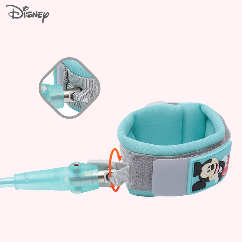 Disney Bayi Anti Hilang Gelang dengan Lock Anti-Hilang Harness Tali Tali Kunci Tahan Belt untuk anak Anak Anak 1.8M