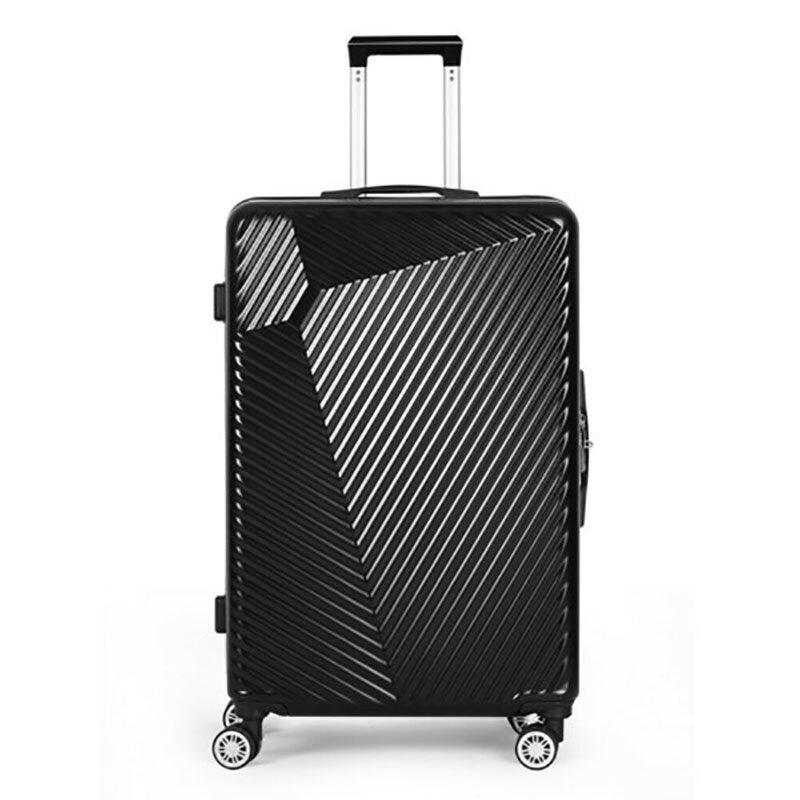 3PCS Set bagasi hitam koper bagasi koper Makeup anak koper Travel troli kunci Bea Cukai Bolsa Viagem bagasi besar