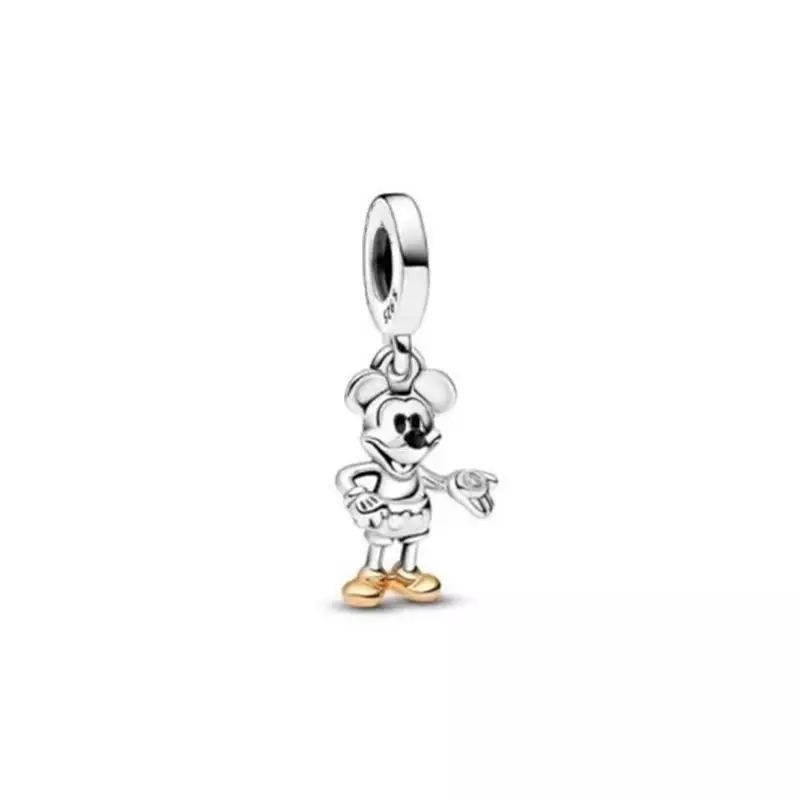 925 srebrny koralik HEROCROSS Disney Mickey Minnie Mouse Halloween dynia Pixar Coco Miguel Dante czaszka Charm Fit bransoletka Pandora