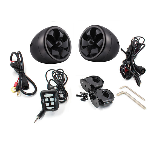 Waterproof Marine Stereo MP3 Player, Auto sistema de som para motocicleta, barco, carro, spa, UTV, ATV
