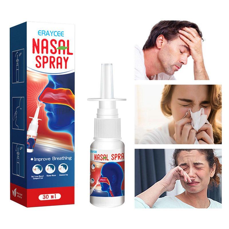 Spray nasal naturel à base de plantes, antarctique, pour le lissage des livres nasaux, ories bien et sommeil confortable, 30ml