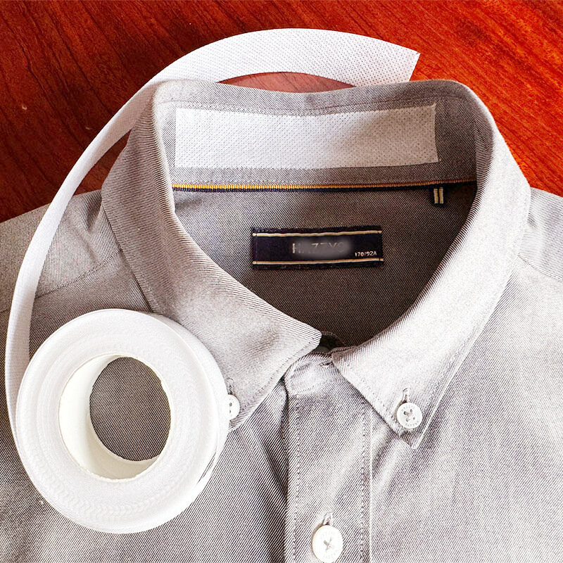 일회용 자체 접착 땀 흡수 패드, 8m 칼라, 통기성 땀 패드, 흰색 티셔츠, 목 칼라, 모자 흡수 스티커