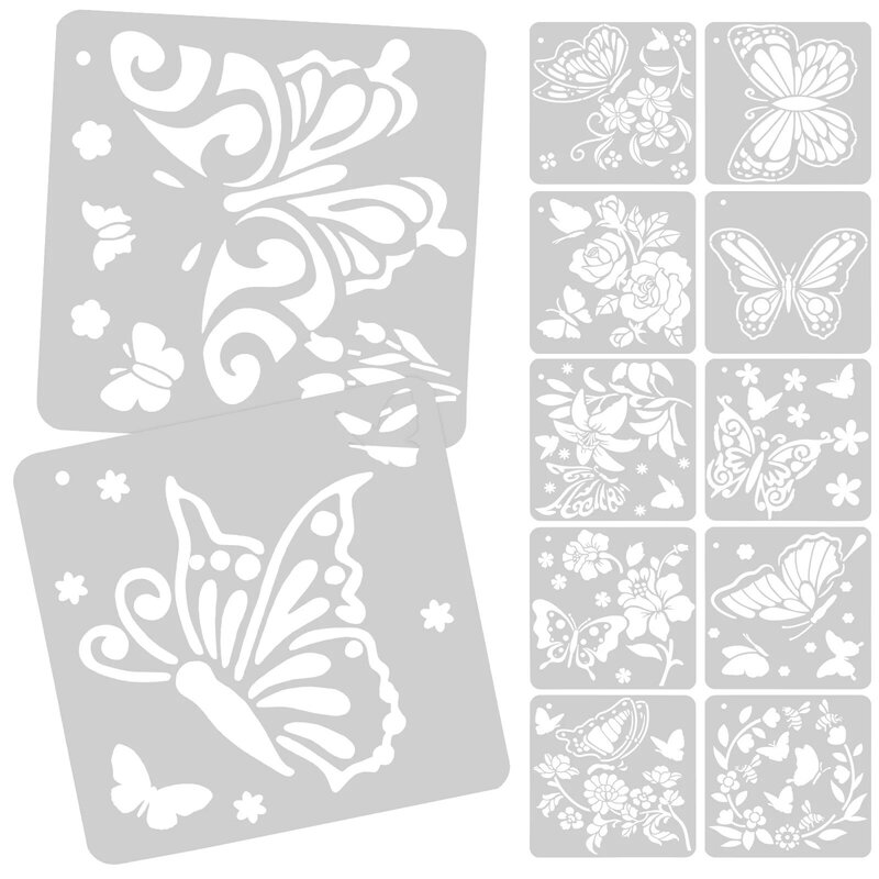 Butterfly Stencil Butterfly Painting Stencil Craft Stencil Large Stencils Coloring Embossing Album