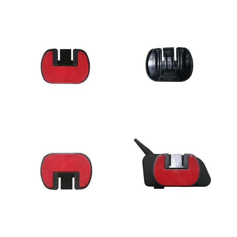 Double-Sided Tape Base Mounting Clip Fixed Black Helmet Bracket Durable Classic for EJEAS V4 /V4Pro/V6/V6Pro