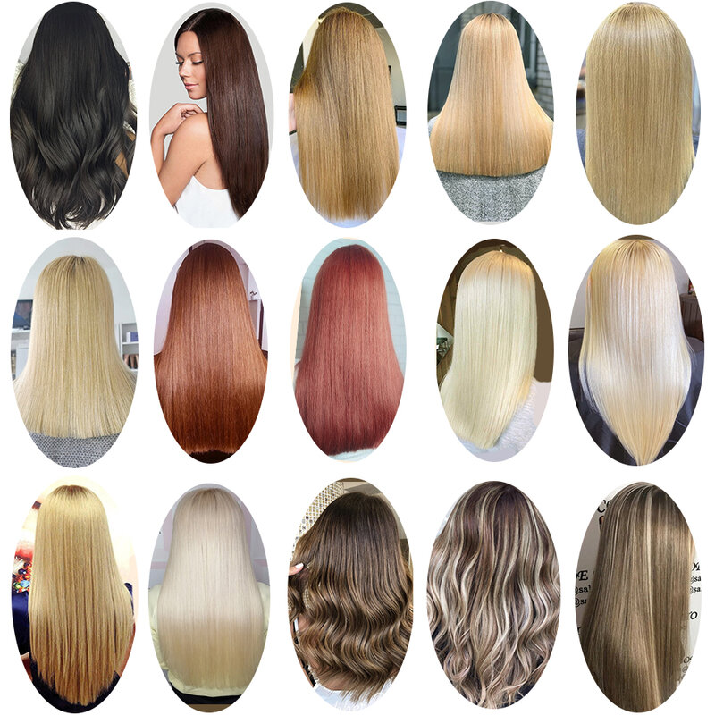 Straight Nano Anel extensões de cabelo, 100% Human Fusion Hair Extension, Micro Anel, cabelo brasileiro, Salon Supply, 100 Fios