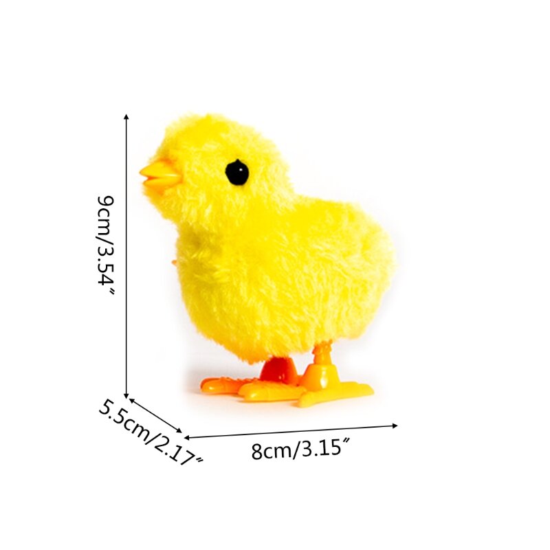 Azul amarelo pulando frango frango brinquedos pelúcia desenvolver para visão dropship