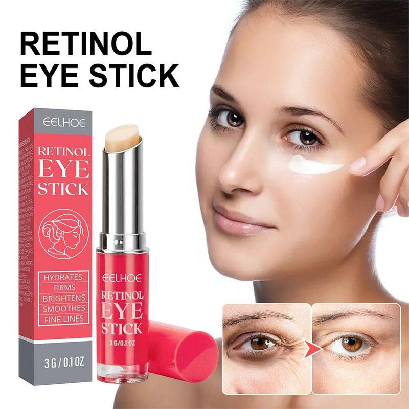 Anti-Wrinkle Eye Cream Retinol Stick Get Rid Of Puffy Dark Circles Lift Eye Area Whitening Moisturizing Health Repairing Eye 3g