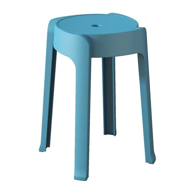 Thickened household foldable round stool, Nordic dining stool, minimalist chair, fashionable and creative windmill stool, anti s