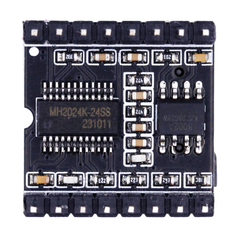 DFPlayer-Mini Módulo de reproductor MP3 MP3-TF-16P V3.0, tarjeta TF, disco U, placa de módulo de voz de Audio IO/puerto serie/AD para Arduino Diy