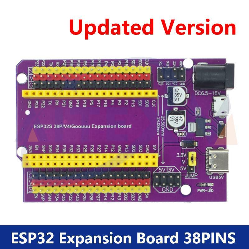 ESP32 Entwicklung Bord TYPE-C/MICRO USB CP2102 WiFi + Bluetooth Dual Core ESP32-DevKitC-32 ESP-WROOM-32 Expansion Board 38PINS