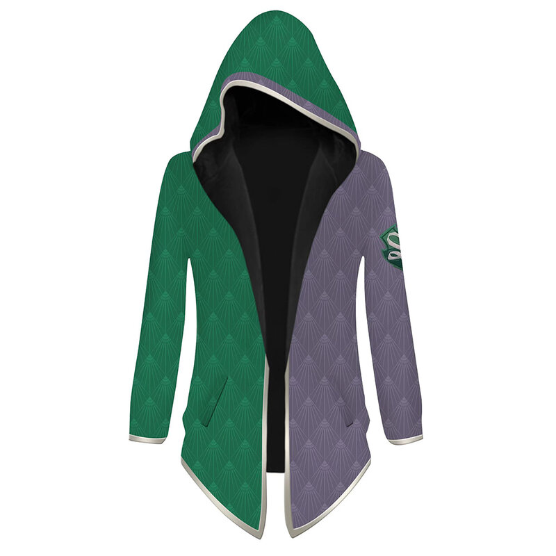 레거시 마법사 후디 코트 코스프레 롱 자켓, 3D 프린트 스웨트 셔츠, 남성/여성 캐주얼 스트리트웨어 풀오버