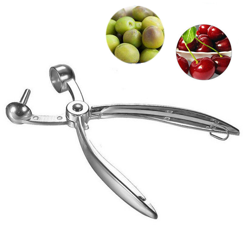1pc Cherry Olive Pitter Stoner Pits Fruit Remover Core Easy Squeeze Stone Tool Aluminum Alloy Kitchen Tools & Gadgets