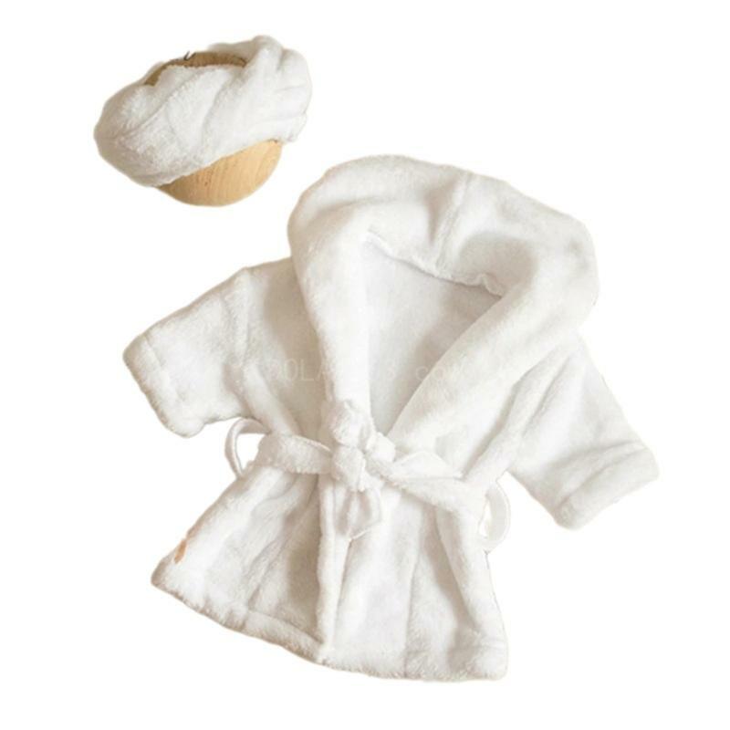 Kostium noworodka do fotografii Oddychający, regulowany szlafrok dla niemowląt Ręcznik Odzież fotograficzna Stroje do sesji
