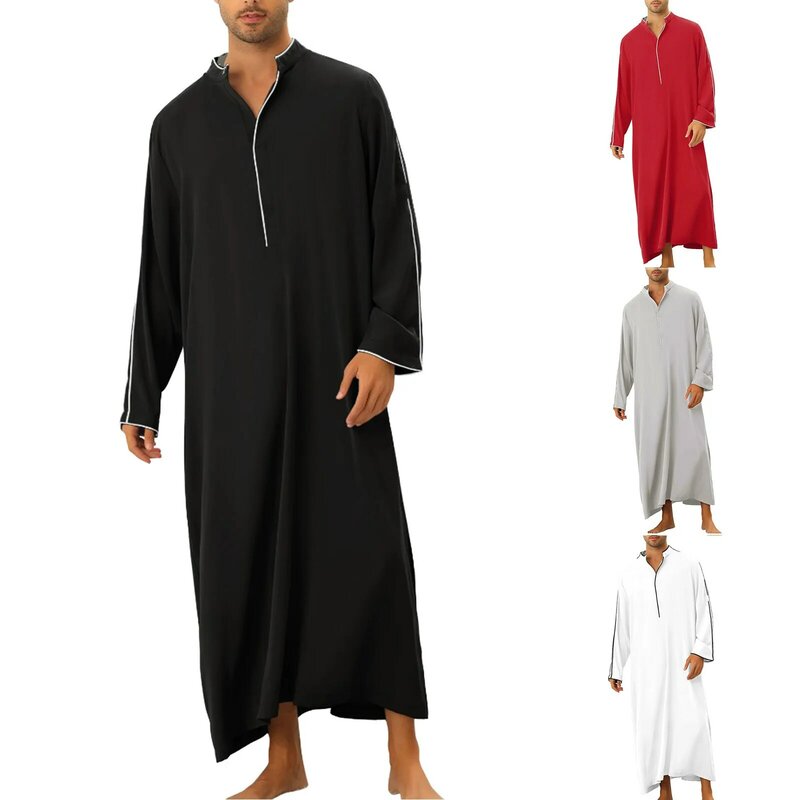 Vestido dos homens muçulmanos tradicionais, Abaya, Arábia Saudita, Eid al-Fitr, Oração Jubba, Camisa Thobe, Kaftan, Vestuário islâmico