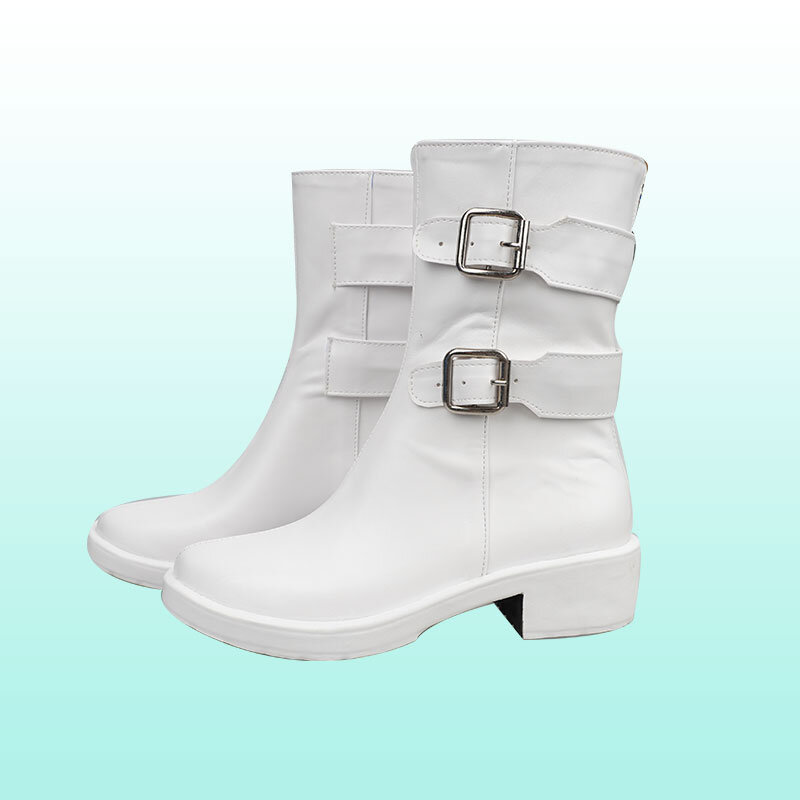Zapatos de Cosplay de Tokyo vengadores Swastika Sano Manjiro, botas Unisex, tendencia blanca