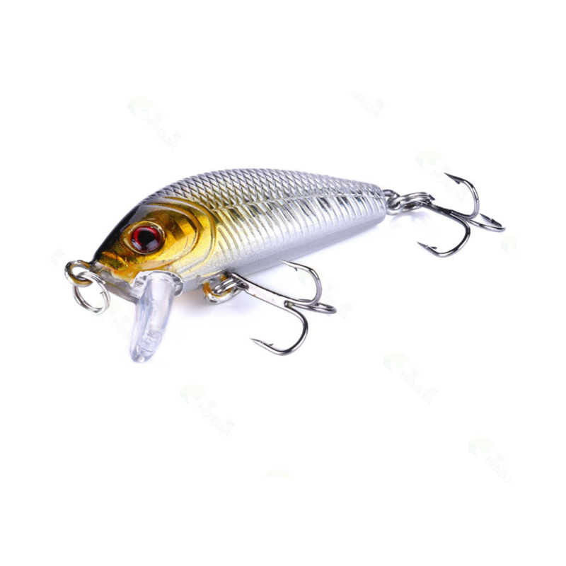 5CM 3.6G nero Mini Minnow Crankbait falso pesce artificiale esca Pescar vinile pesca Spinning per Rockfishing carpa pesce gatto Wobler