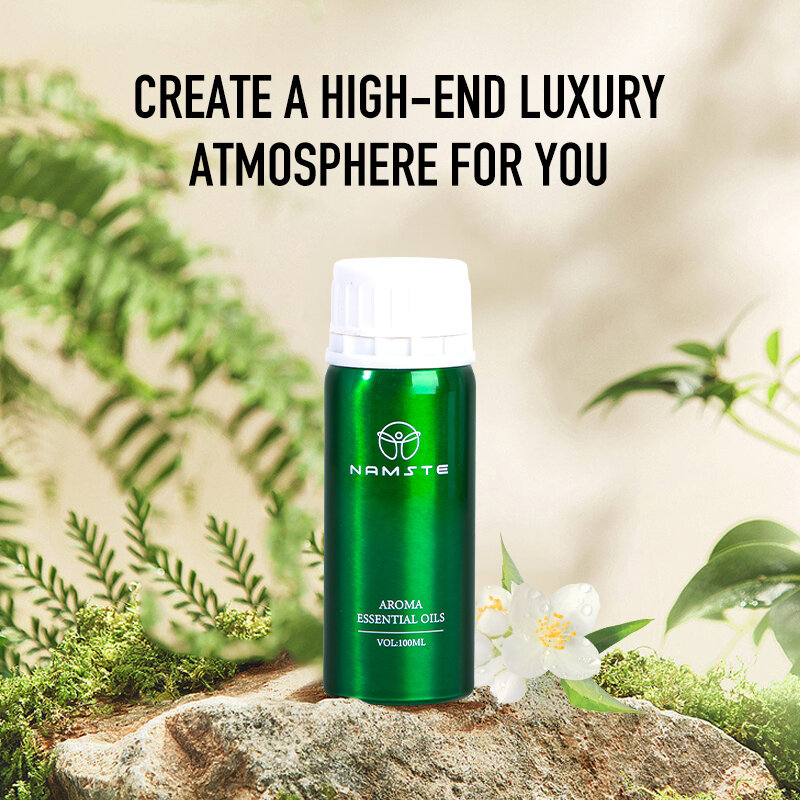 NAMSTE mesin aromaterapi 100ML Diffuser, minyak esensial lingkungan parfum pemurni udara segar udara bahan mentah alami Hotel