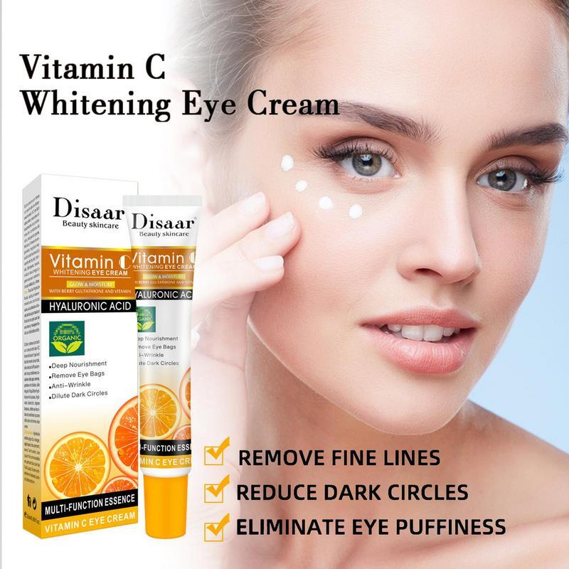Moisturizing Eye Cream 25ML VC Under Eye Cream For Dark Circles VC Eye Cream For Wrinkles Firming Under Eye Balm Cream Women
