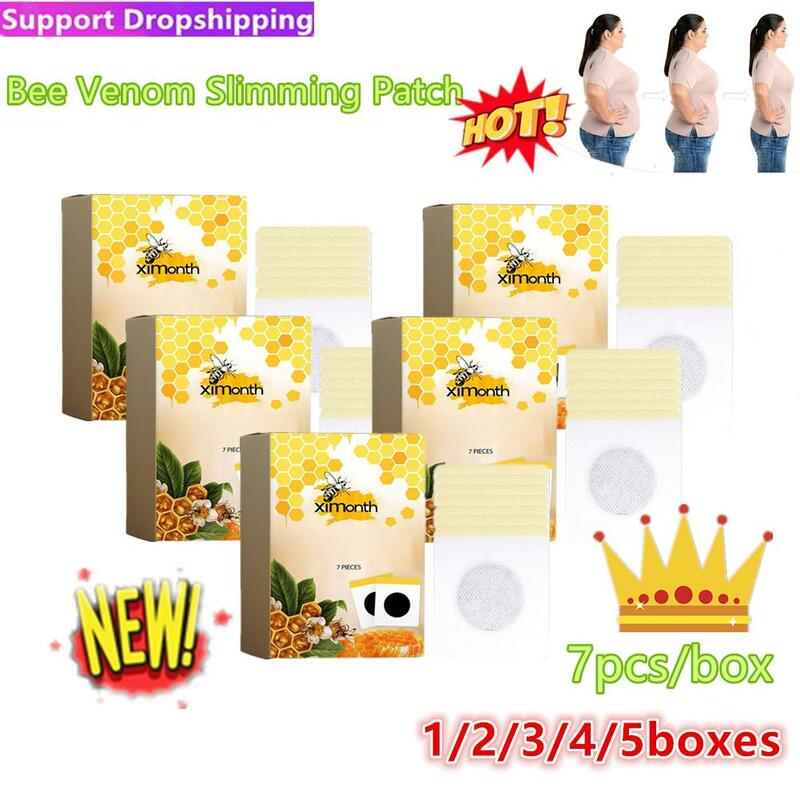 Lot Bee Slimming Patch Belly Slimming Patch Lose Weight Detox Abdominal Navel Sticker Fast Burning Fat Improve Stomach