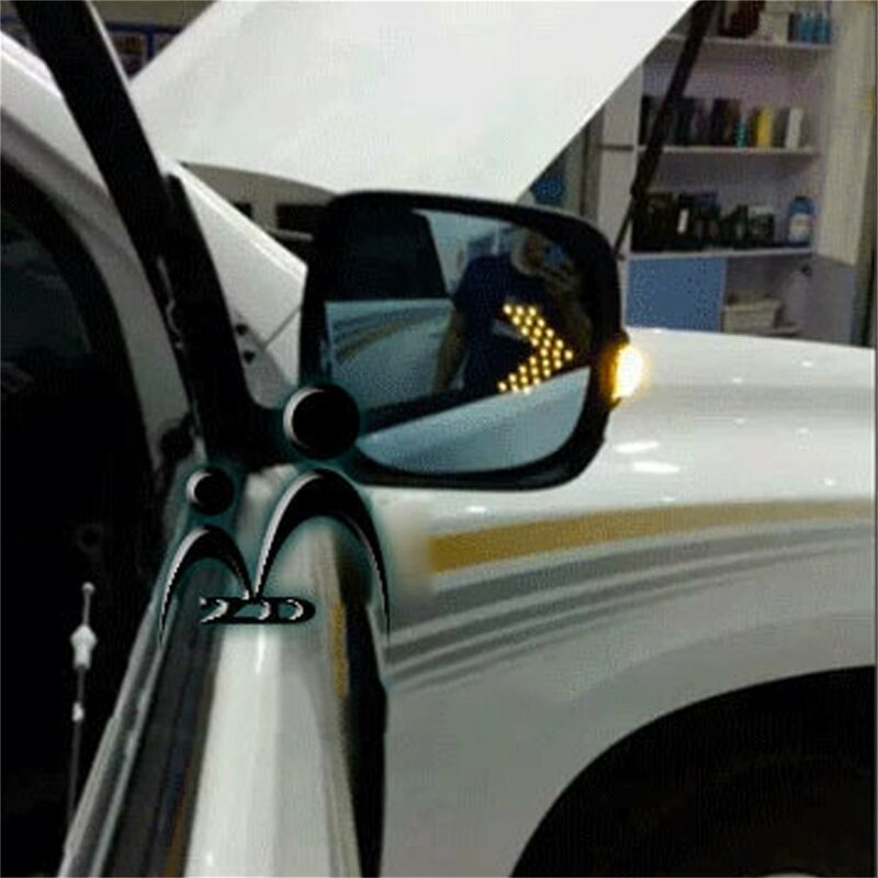 Hot 2024 New Universal Car Vehicle Arrow Indicator 14 LED 3528SMD Car Rearview Side Mirror Turn Signal Light Lamp Fast Delivery