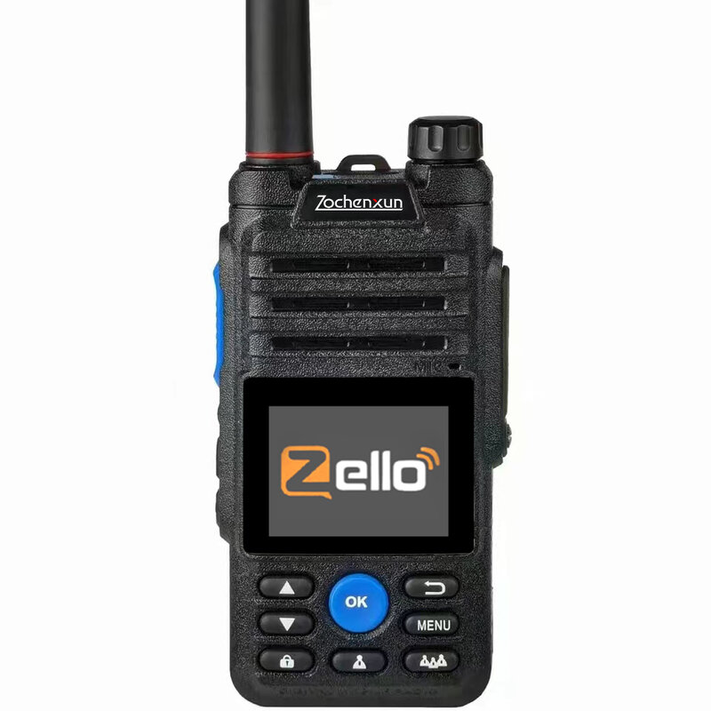 B5 Zello Walkie Talkie, 4G, Rádio com cartão Sim, dente azul, longo alcance, em dois sentidos, profissional, poderoso
