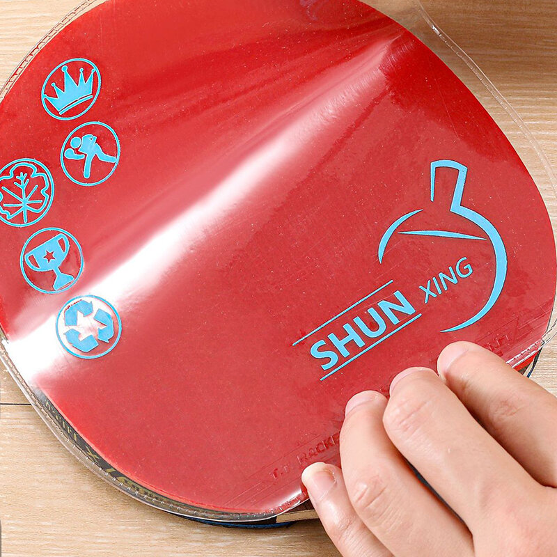 Pellicola protettiva in gomma trasparente da 5 pezzi 16cm per protezione in gomma da ping pong