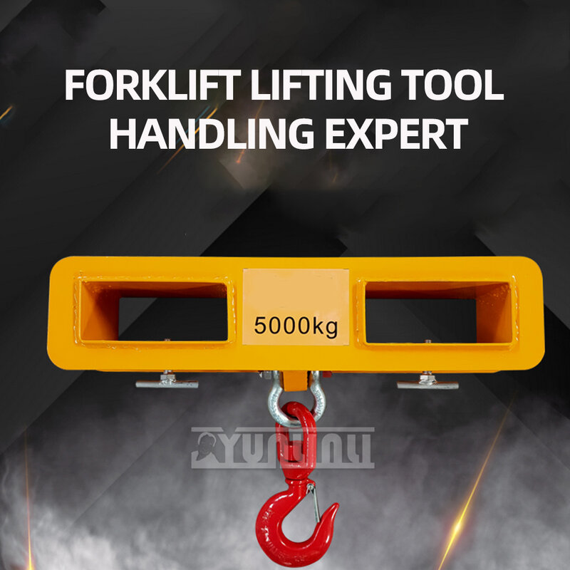 Forklift Lifting Hoist Swivel Hoist, Anexos de guindaste móvel, Ferramenta resistente, 0,5 1 2 Ton Capacidade, 2 T