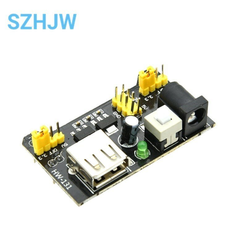 3.3V/5V MB102 Breadboard Power Module+MB-102 830 Points Prototype  For Arduino kit +65 Jumper Wires Wholesale