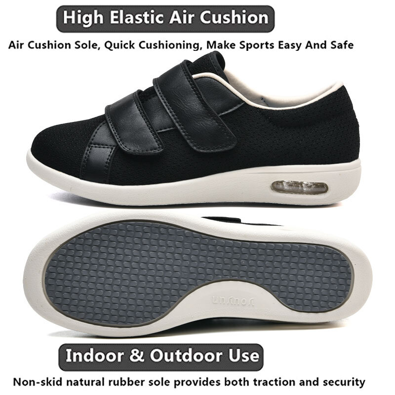 VIP-zapatos informales para caminar Unisex, cómodos, planos, transpirables, suaves, amortiguadores, talla grande