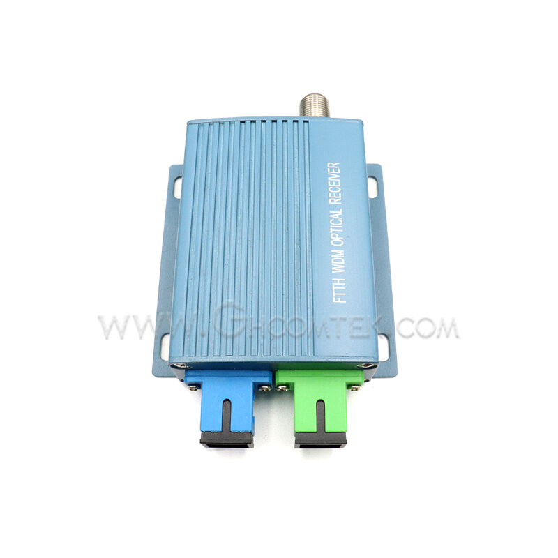 Mini receptor pasivo CATV FTTH, convertidor de fibra óptica WDM, nodo RF, triplexor, minimodo, interior, 1310nm/1490nm/1550nm sin energía