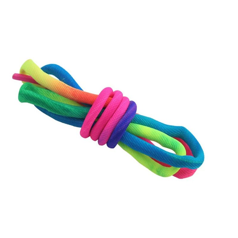 Rainbow Laces Elastic Shoelaces Boots Round Accessories Polyester Sneakers Fashion