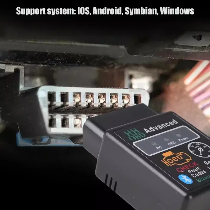 Bluetooth-kompatibler auto obd2 scanner elm327 v 1,5 code leser obdii diagnose tool diagnose scanner für android ios windows