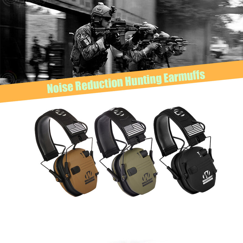 Vendita Sport all'aria aperta tiro elettronico protezione dell'orecchio amplificazione del suono antirumore paraorecchie caccia professionale Ear Defender