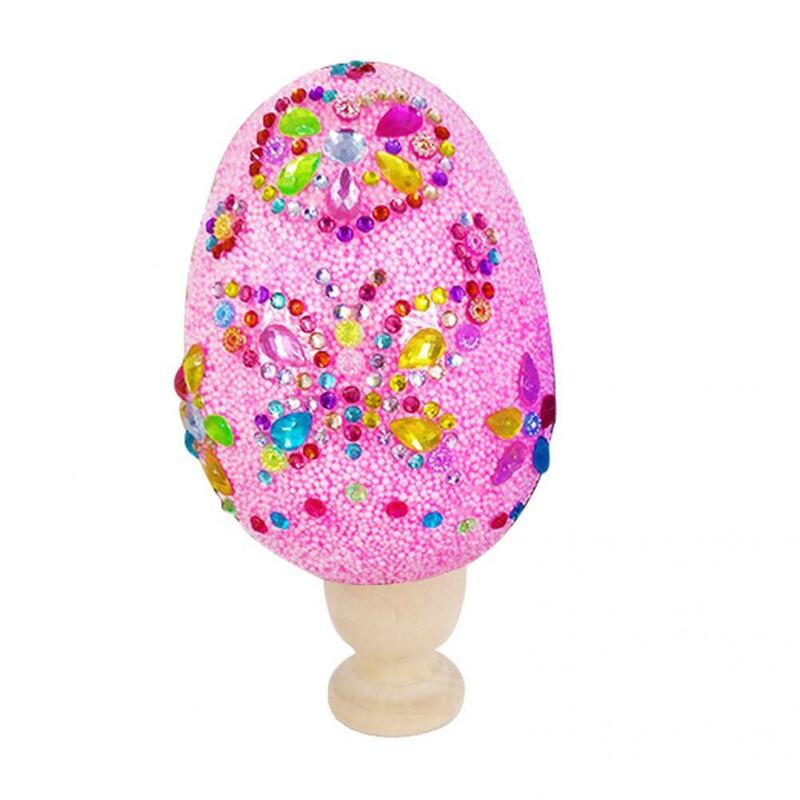 Juego de huevos de Pascua hechos a mano para niños, juguete decorativo, creativo, duradero, para guardería
