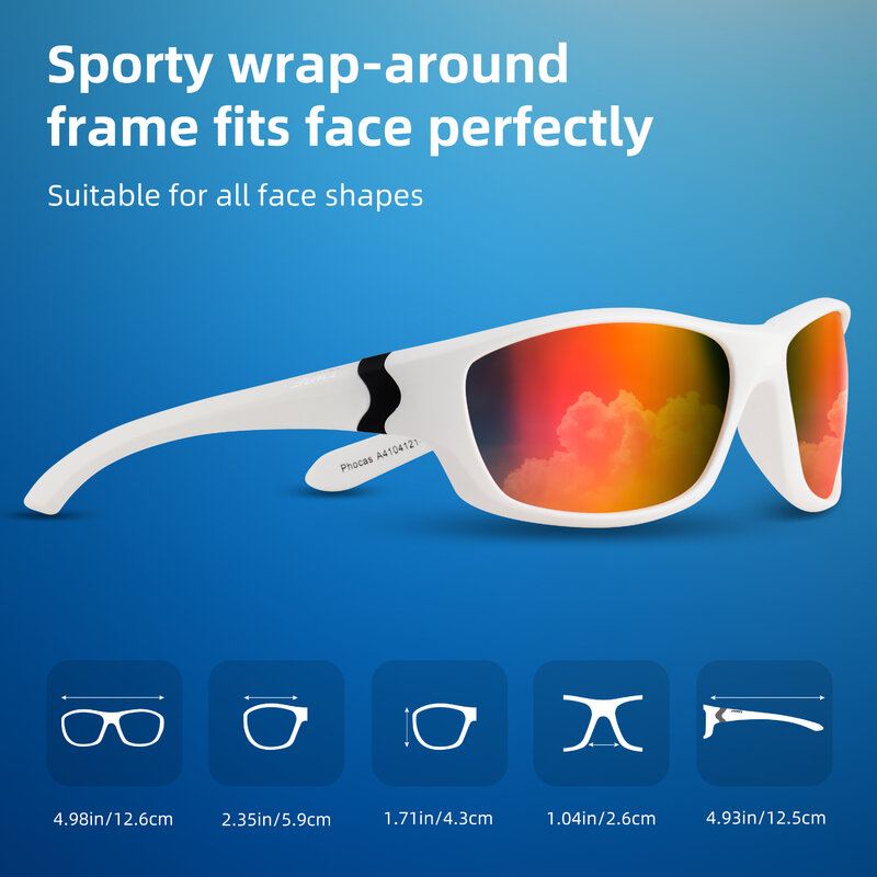 RUNCL-okulary przeciwsłoneczne z polaryzacją, pływające, sportowe, wędkarskie, damskie i męskie, lekkie, do jazdy na rowerze, biegania