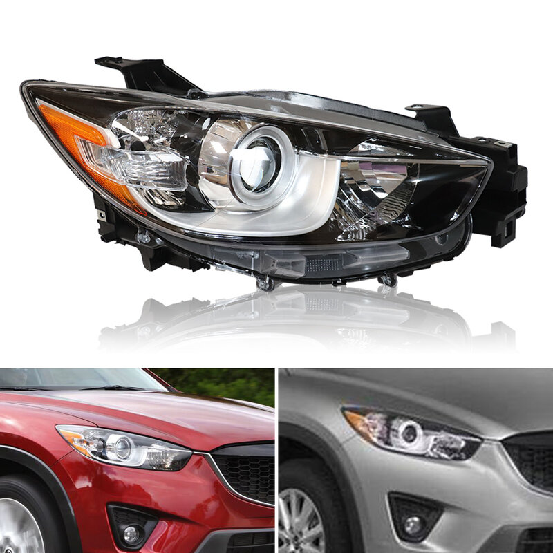 Fits for Mazda CX-5 2013-2014 Right Headlight Halogen Headlamp Passenger Side